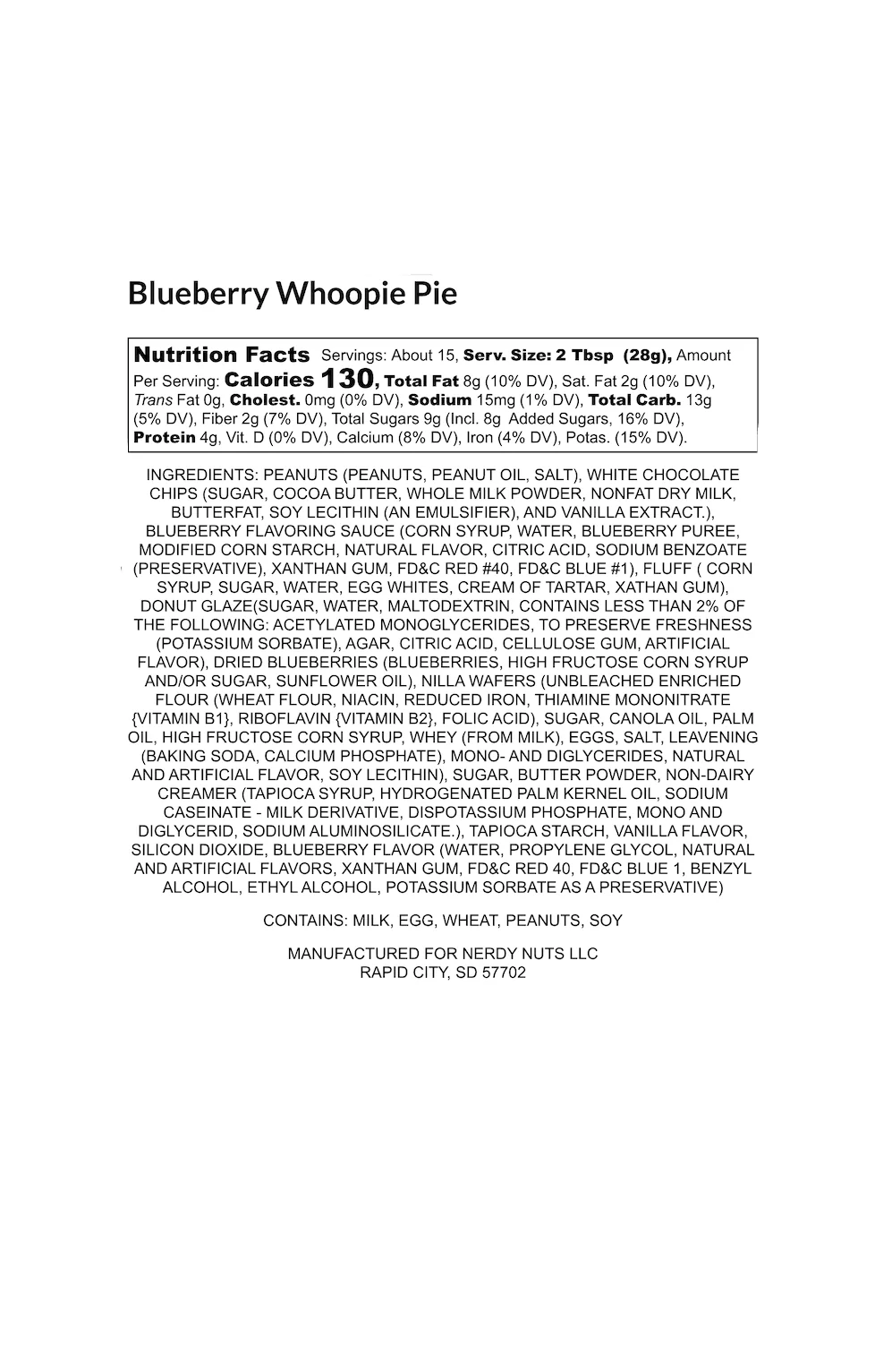Blueberry Whoopie Pie Peanut Butter Treat - Image 4