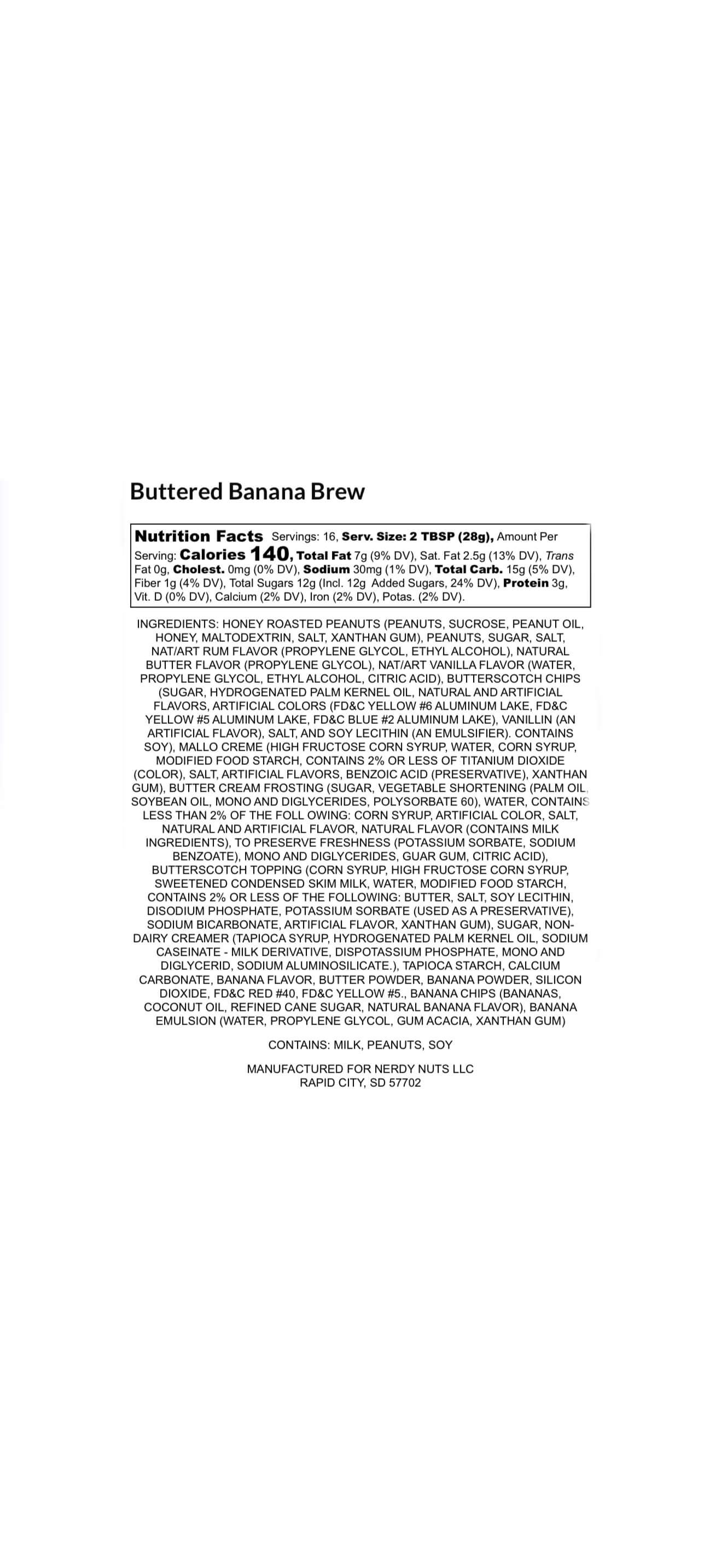 Buttered Banana Brew Peanut Butter Treat - Image 4
