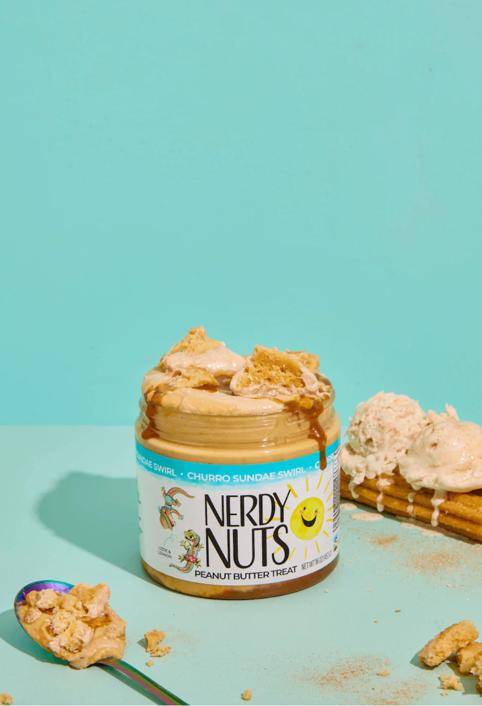 Churro Sundae Swirl Peanut Butter Treat - Image 2