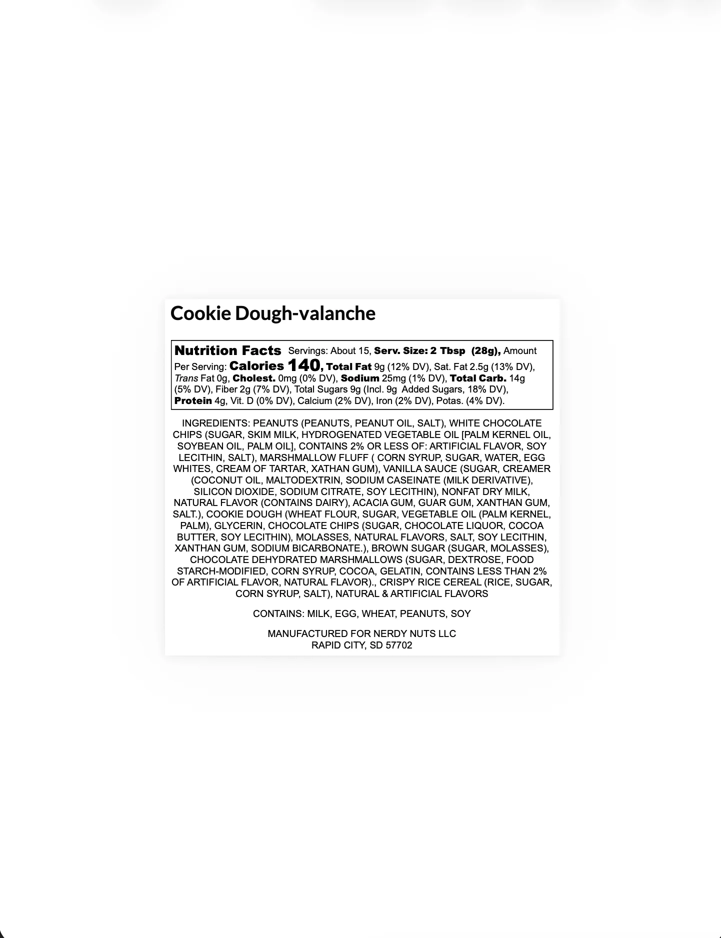 Cookie Dough-valanche Peanut Butter Treat - Image 4