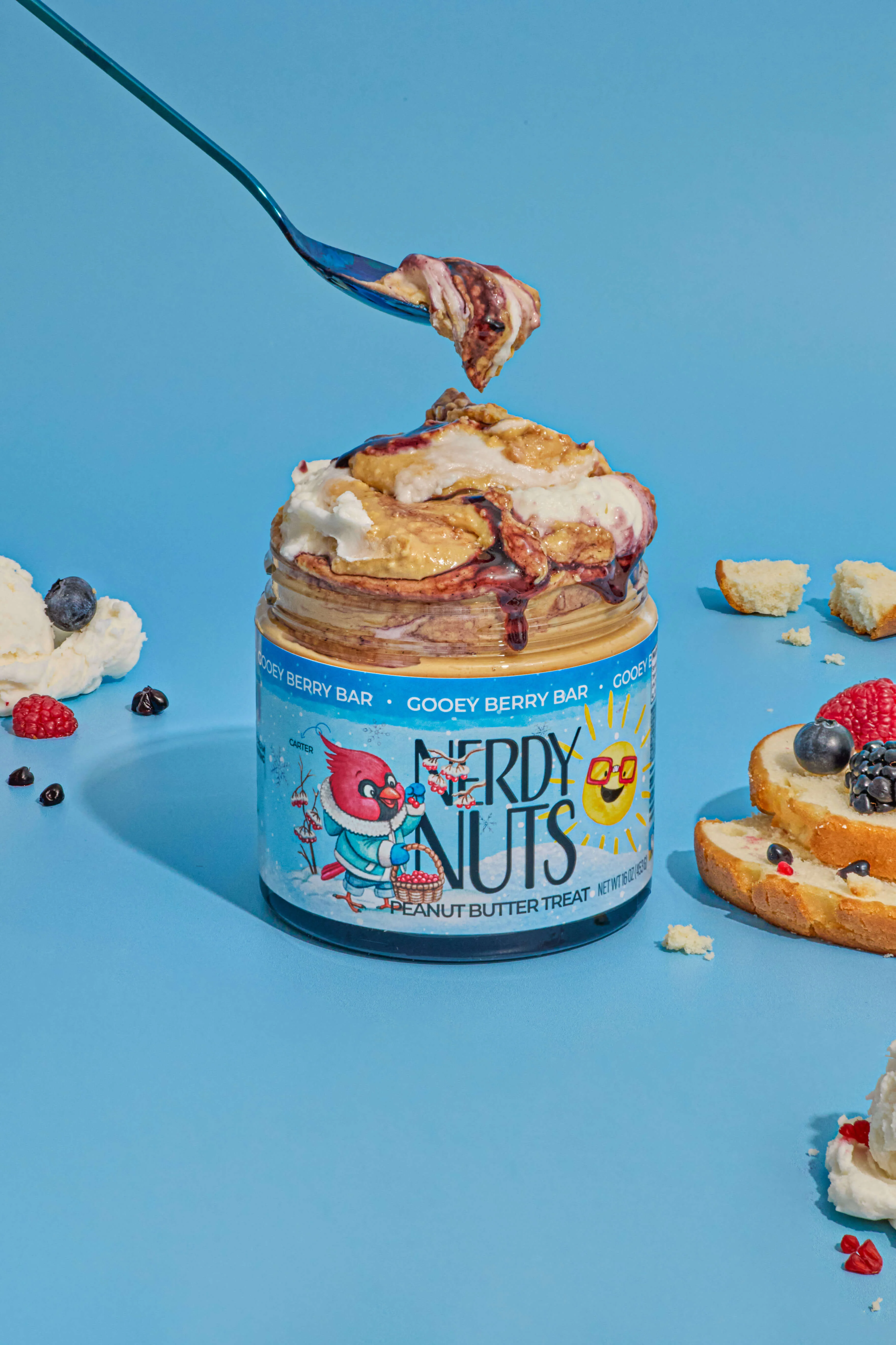 Gooey Berry Bar Peanut Butter Treat