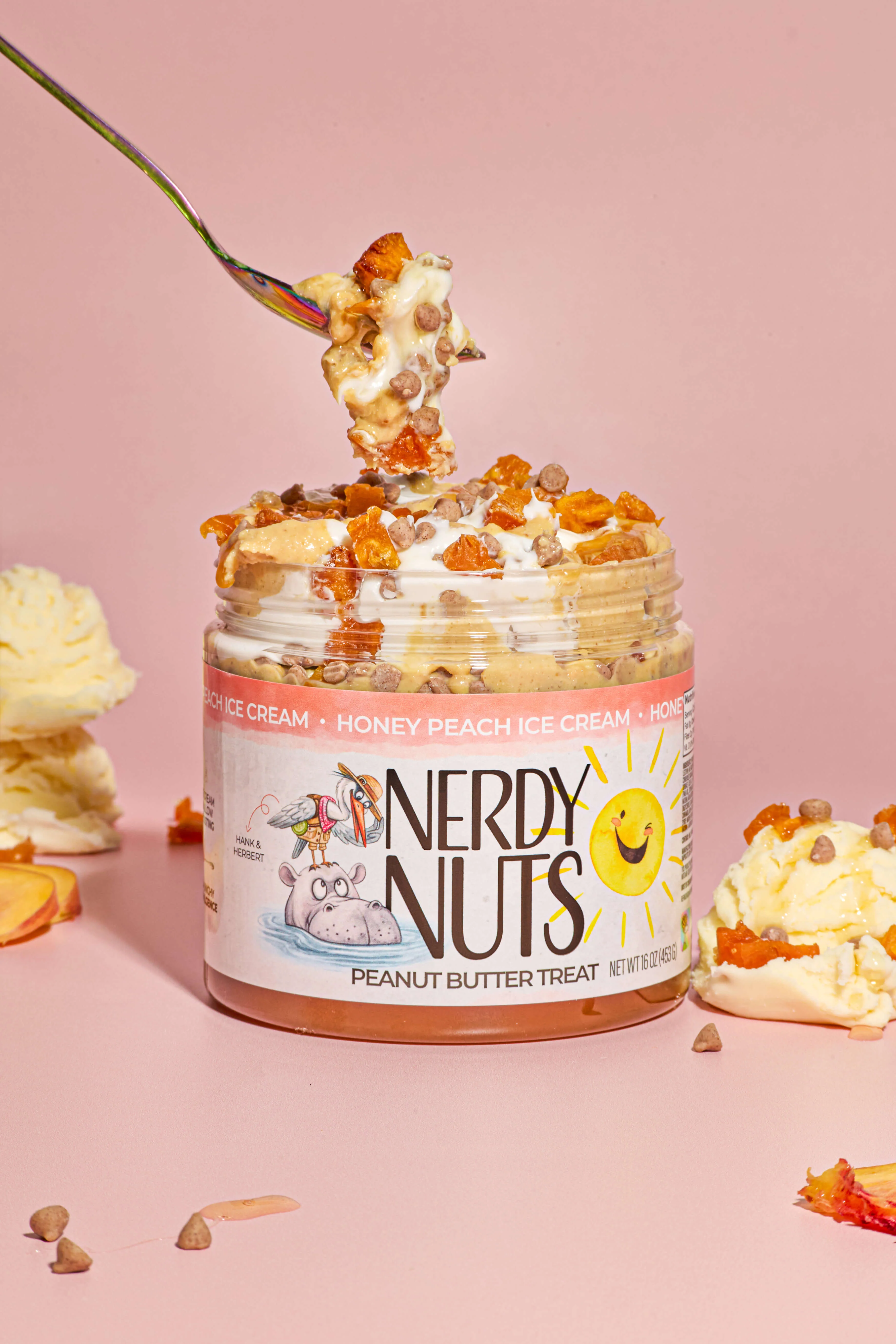 Honey Peach Ice Cream Peanut Butter Treat - Image 2