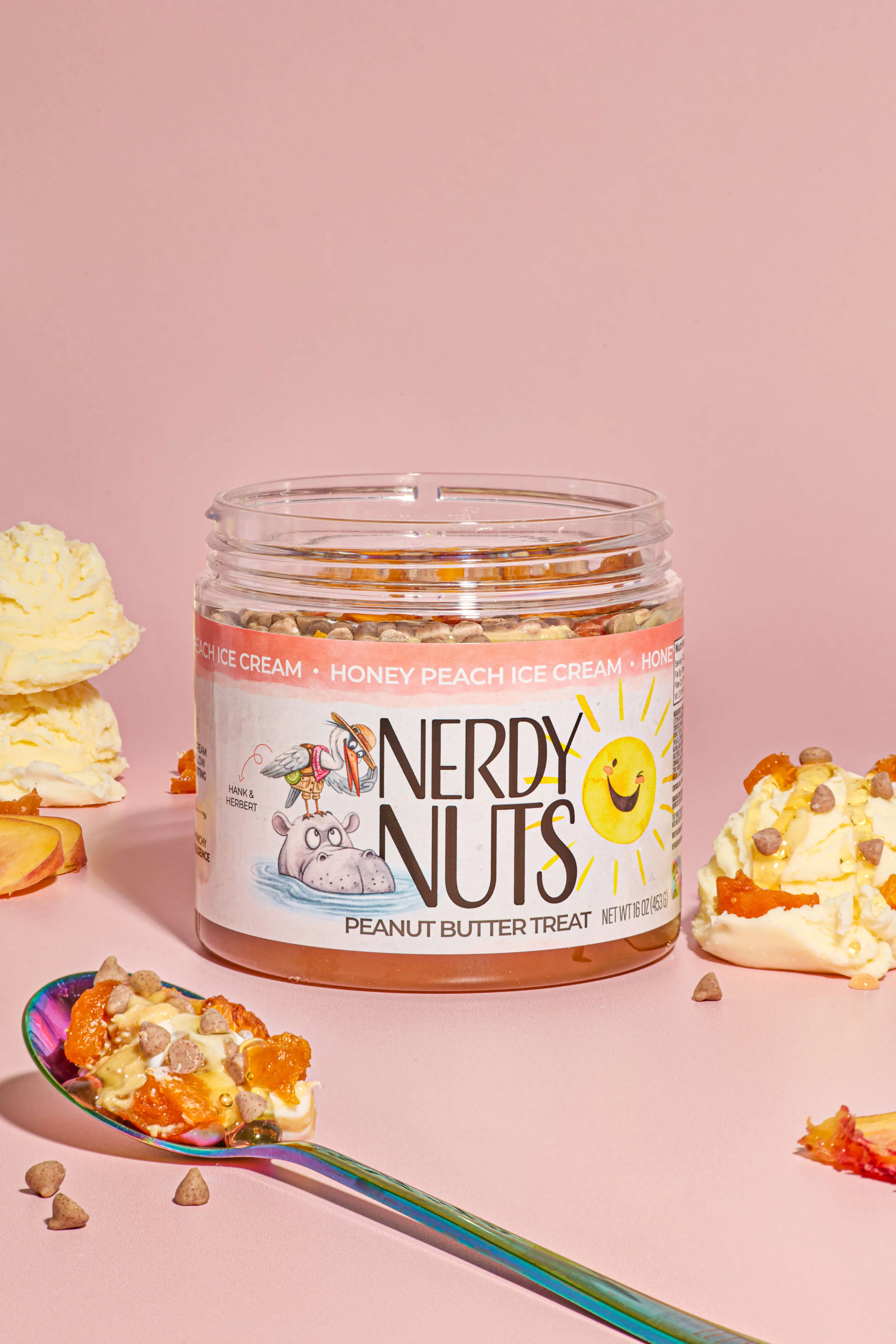 Honey Peach Ice Cream Peanut Butter Treat - Image 3