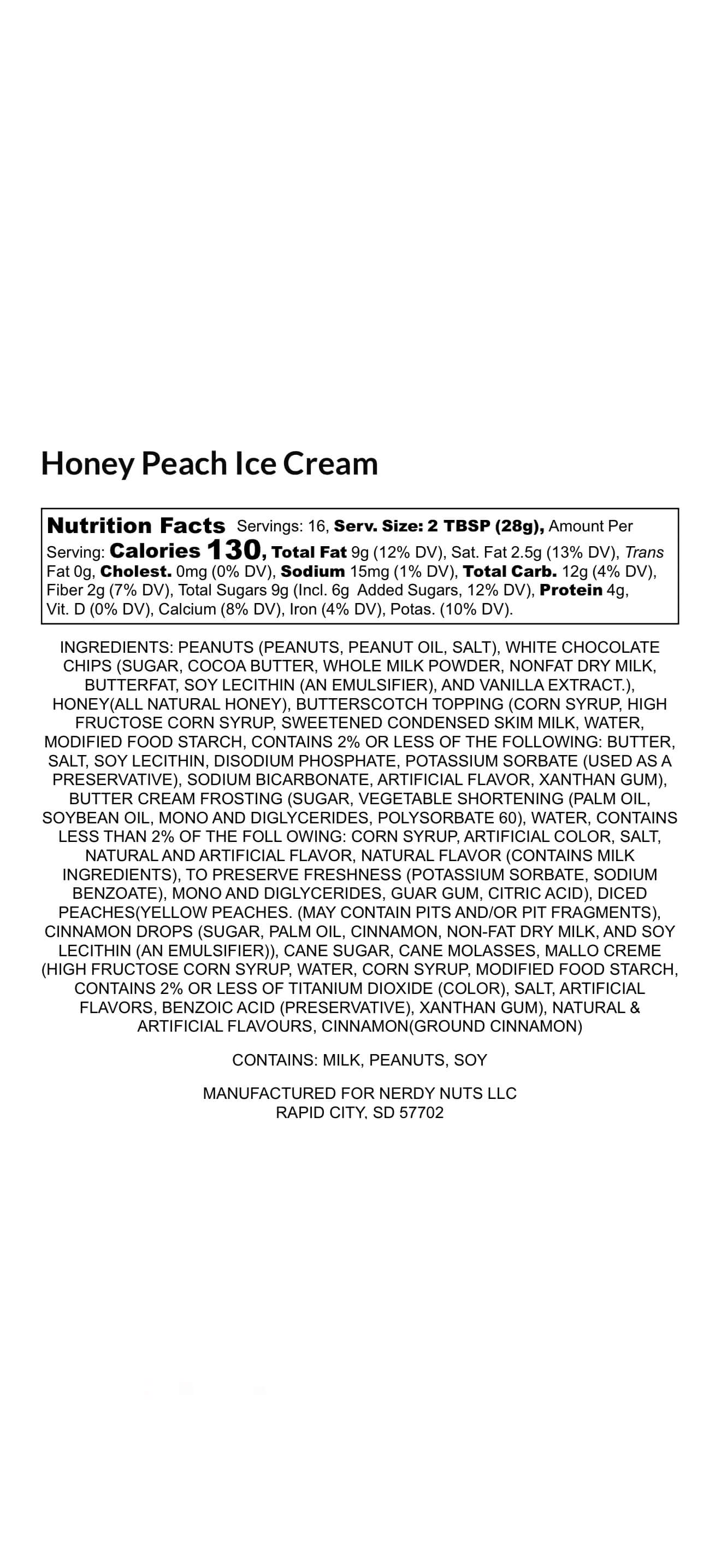 Honey Peach Ice Cream Peanut Butter Treat - Image 4