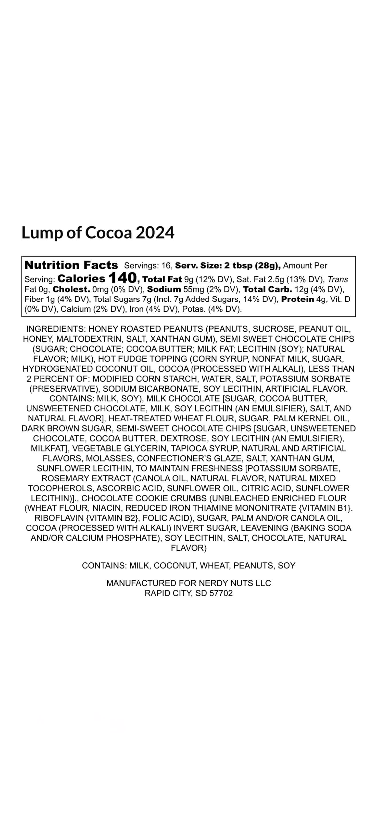 Lump of Cocoa Peanut Butter Treat - Image 3