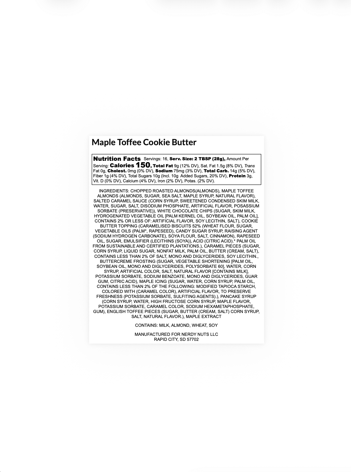 Maple Toffee Cookie Butter Almond Butter Treat - Image 4