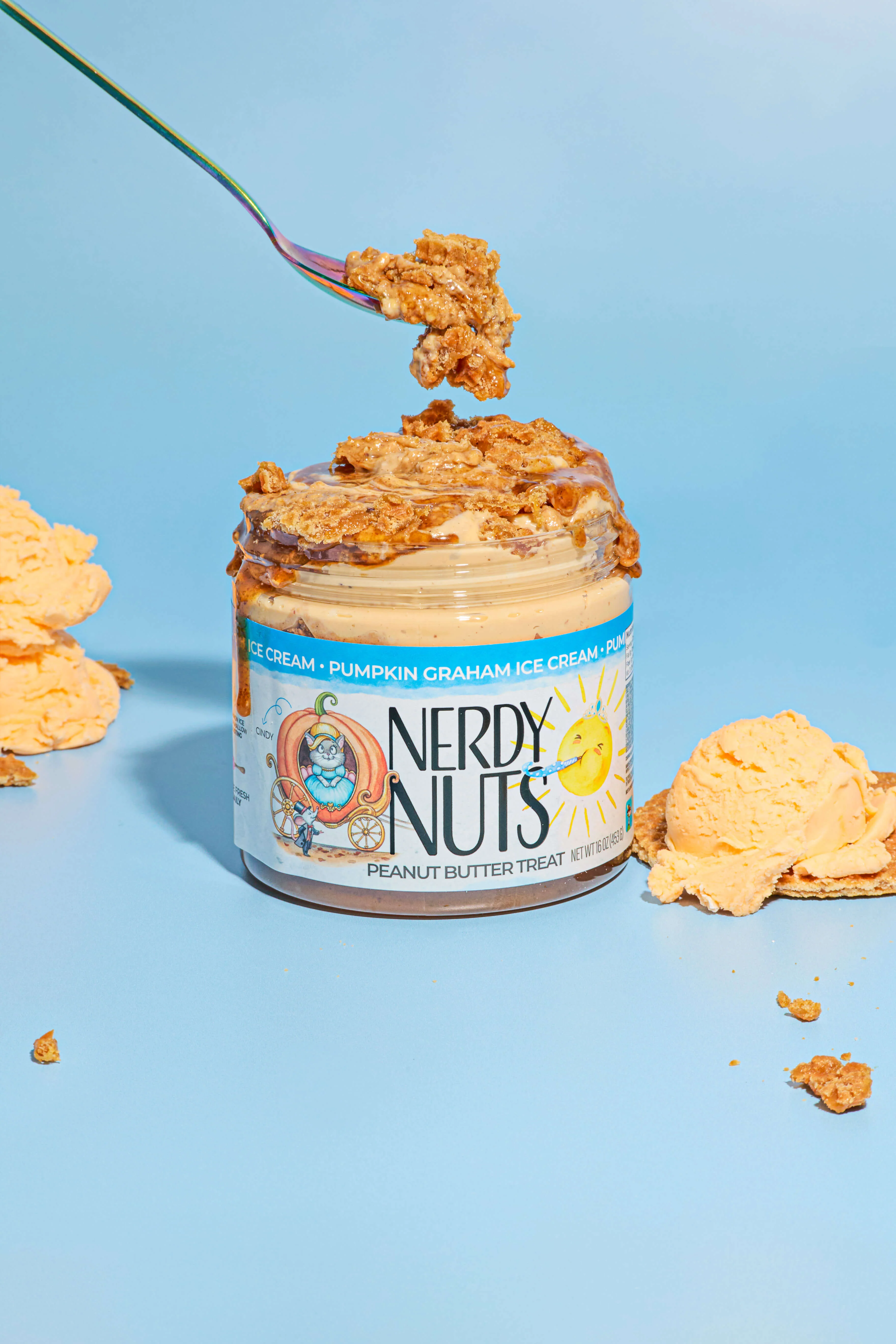 Pumpkin Graham Ice Cream Peanut Butter Treat - Image 2