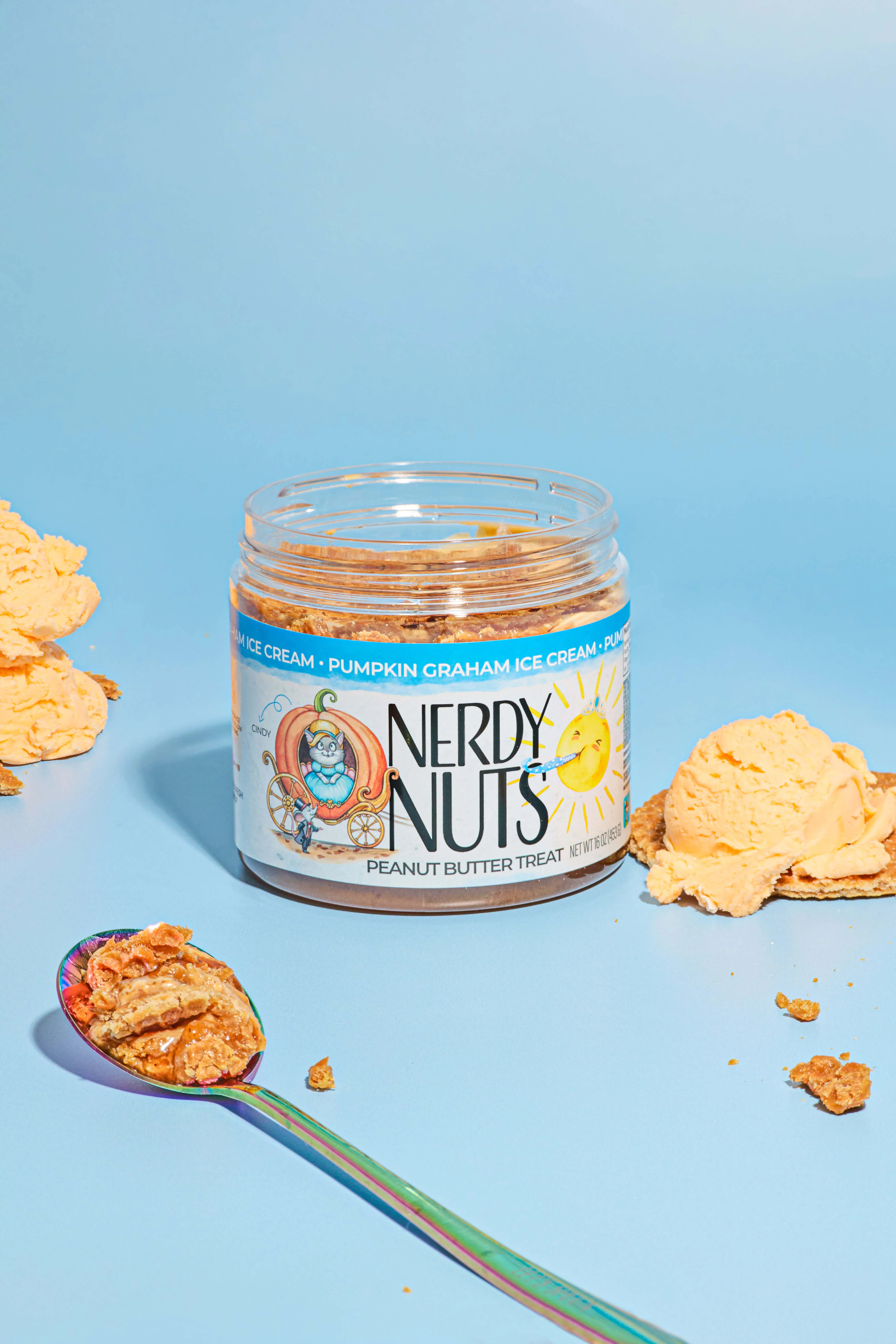 Pumpkin Graham Ice Cream Peanut Butter Treat - Image 3