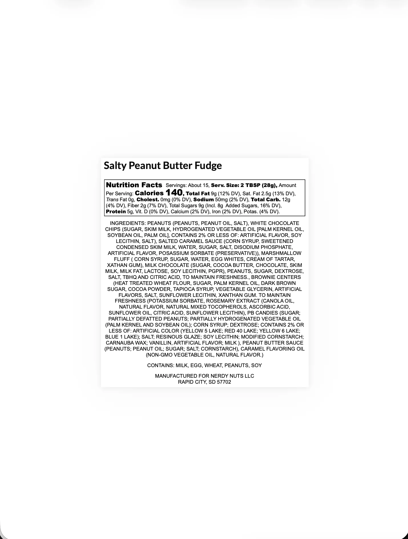 Salty Peanut Butter Fudge Peanut Butter Treat - Image 4