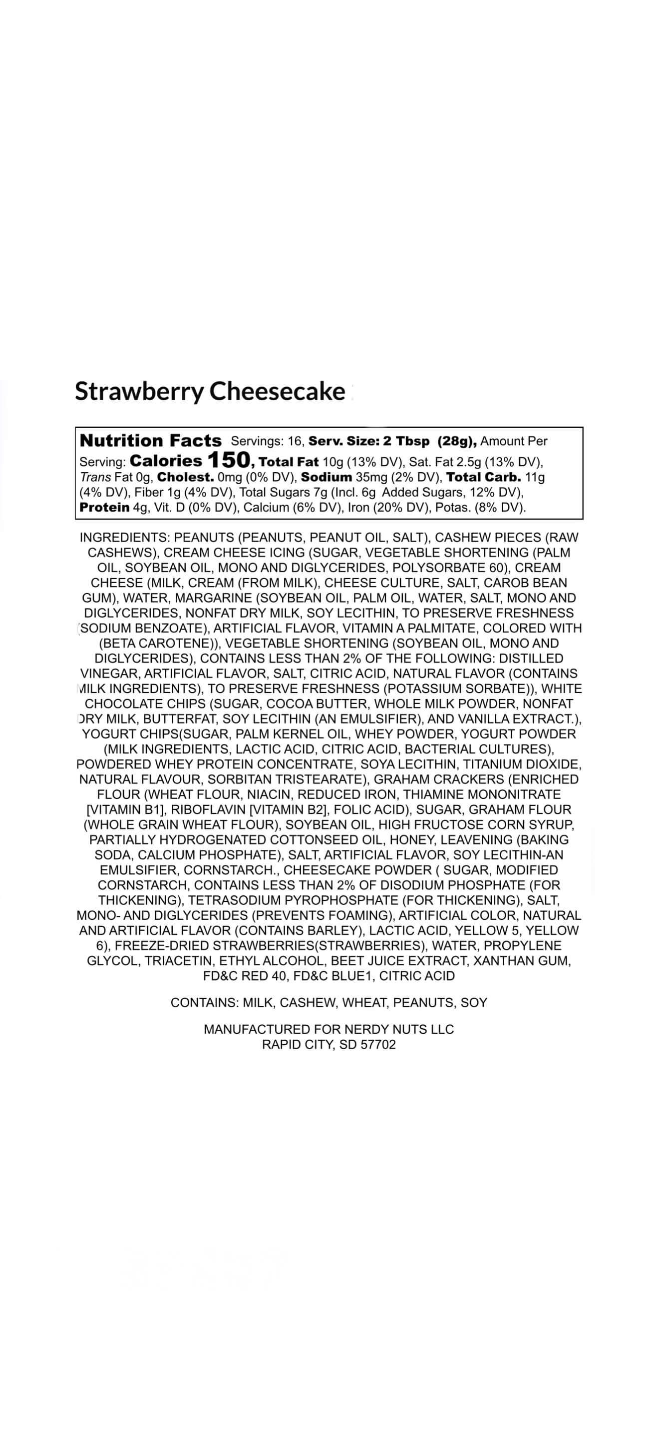 Strawberry Cheesecake Nut Butter Treat - Image 3
