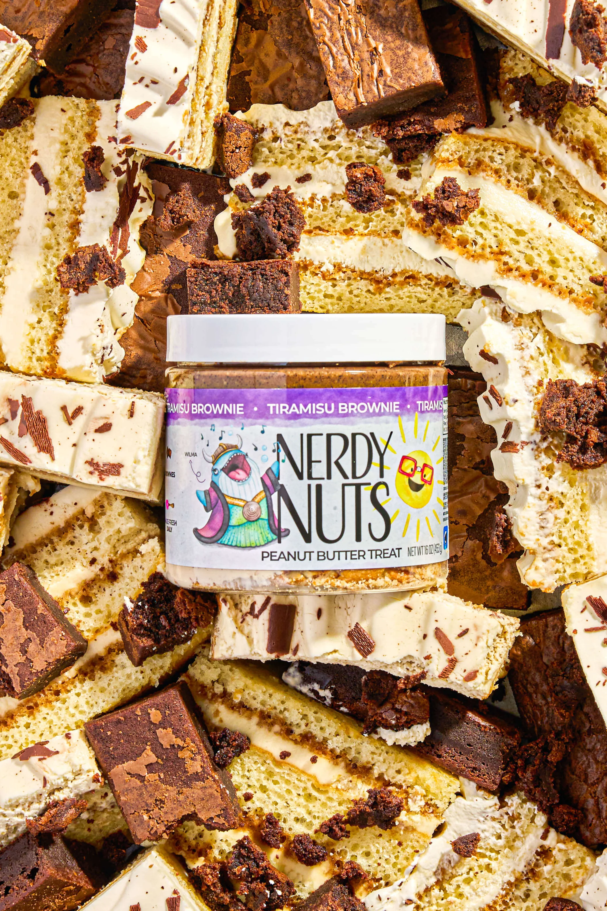 Tiramisu Brownie Peanut Butter Treat