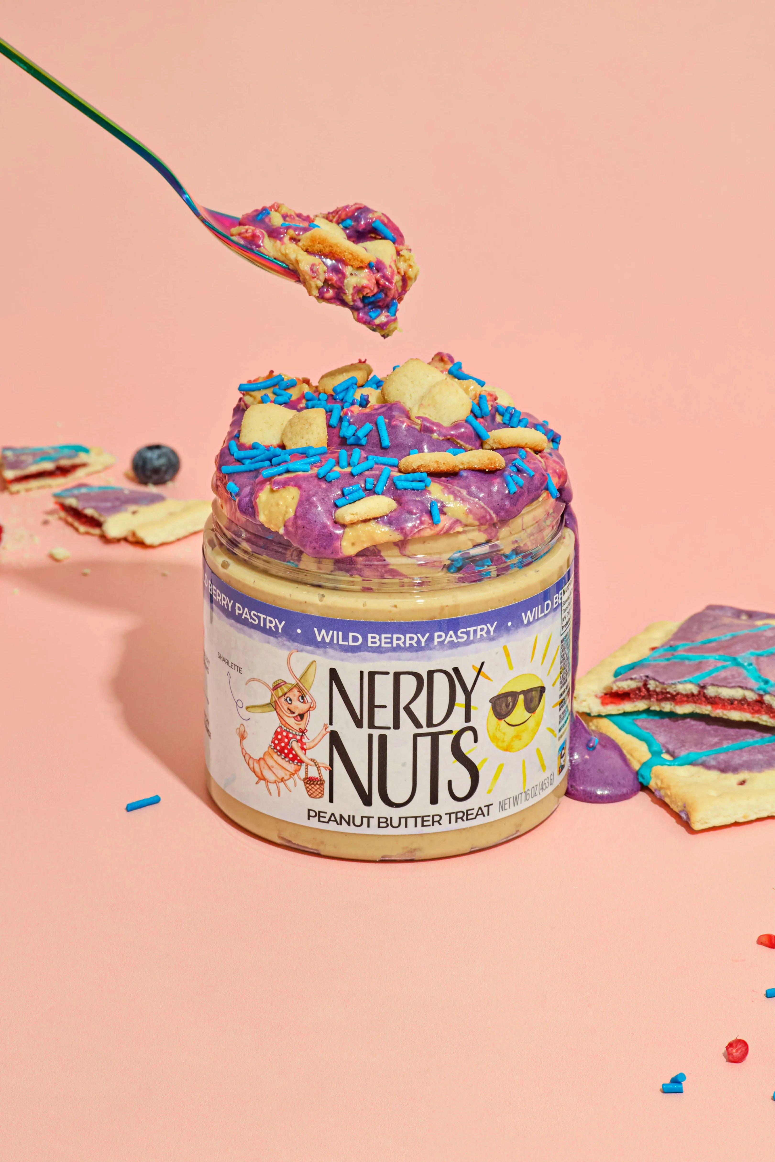 Wild Berry Pastry Peanut Butter Treat
